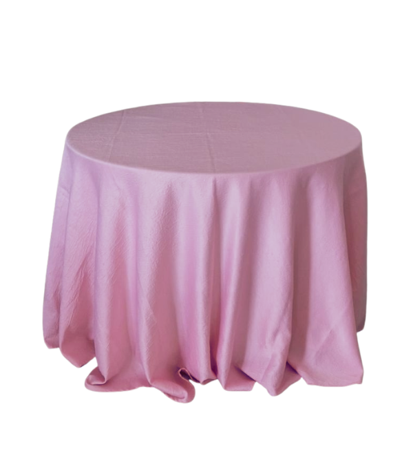 Toalha Longa Amassadinha Rosa